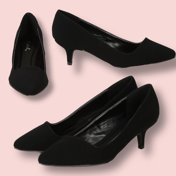 Quips Women's medium Width Pointed Toe Kitten Heel BRAND NEW IN BOX! - Picture 2 of 9
